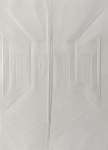 Untitled (corridor with mirrors)